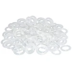 Threebulls 120PCS Clear Rubber Keyboard, O-rings Keycaps, Switch White New. Price: $7.70.