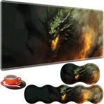 Zhuheheah Large Gaming Table Pad 31.5 "x 11.8" + Keyboard Wrist Firing Dragon New. Price: $33.96.