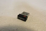 Logitech Usb Mouse Keyboard Dongle Silver/black Used. Price: $11.30.