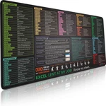Pixiecube Excel Keys Mouse Pad 35.4L 15.7W Inches, Shortcuts New. Price: $37.33.