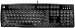 Azio Typewriter-inspired Mechanical Keyboard Vintage Design MK-RETRO-01 New. Price: $209.99.