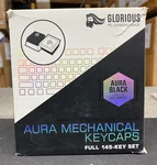 Glorious Aura Mechanical Keyboard Keycaps V2 - Black Open. Price: $24.99.