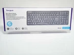 Targus Midsize Multi Device Bluetooth Keyboard Mouse Bundle Cross Platform Set Open. Price: $48.00.
