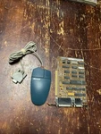 Vintage Ibm 8-BIT Isa Serial Parallel Adapter Card & Microsoft Home Mouse. Price: $85.00.