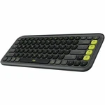 Logitech Pop Icon Keys Compact Wireless Keyboard, Graphite/green 920-013143 New. Price: $63.03.