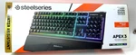 Steelseries Apex 3 Gaming Keyboard 10-ZONE Rgb Illumination Whisper Quiet 64812 Open. Price: $28.47.