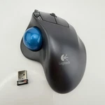 Logitech M570 Wireless Ergonomic Usb Right-handed Trackball Mouse With Receiver Used. Price: $19.95.