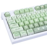 Gekucap Pbt 133 Keys Anime Keycaps, Matcha Green Dye-sublimation Customized Cute New. Price: $61.46.