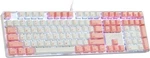 Qisan Pink Pbt Keycaps 108 Cherry Profile Mechanical Gaming Keyboard New. Price: $14.99.