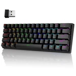 Pauroty 60% Wireless Mechanical Keyboard, Triple Mode 2.4G/USB-C/BLUETOOTH Ga... New. Price: $54.02.
