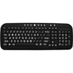 Ergoguys CD-1039 Ezsee Low Vision Wired Keyboard Large White Print Black Keys New. Price: $45.50.