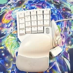 Razer Tartarus Pro White Gray Wired Gaming Keypad RZ07-0311 Used. Price: $119.00.