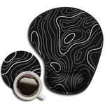 Waveyu Ergonomic Mouse Pad With Wrist Support, Cute Topographic Line Pattern ... New. Price: $22.39.