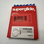 Superglide Glass Mouse Skates For Logitech G502 X (type-c, White) Open. Price: $18.99.