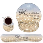 Keyboard Wrist Rest And Mouse Pad Support Set With Coasters, Non-s... New. Price: $31.39.