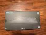 Logitech K860 Wireless Keyboard - Black Bluetooth & Dongle Ergonomic New. Price: $74.00.