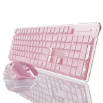 Eweadn X Seunkwang V3 Wireless Keyboard And Mouse Set Pink New. Price: $40.00.