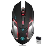 Vegcoo Wireless Gaming Mouse, C8 Silent Click Rechargeable Black New. Price: $23.23.