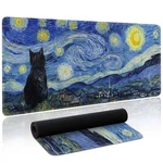 Starry Night Cat Gaming Mouse Pad Large Desk Mat Extended Keyboard ... New. Price: $25.04.
