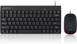 PERIDUO-212 Wired Mini Keyboard And Mouse Set, Usb Connection, Black, English New. Price: $33.99.