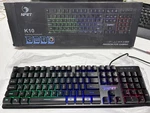 Npet K10 Black Wired Gaming Keyboard Led Backlit Spill-resistant For Computer Pc Open. Price: $14.99.