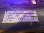Logitech G915 Tkl Wireless Gaming Tactile Keyboard, International - White Used. Price: $49.50.