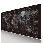 Large Keyboard Gaming Mouse Pad Black World Map With Anti-slip Rubb... New. Price: $18.42.