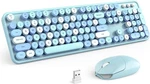 Mofii Wireless Keyboard And Mouse Combo, Retro With Blue Colorful-b New. Price: $52.88.