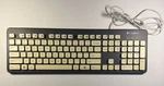 Logitech K310 Washable Keyboard Wired Blue And Black Works Great Used. Price: $25.50.