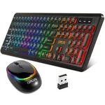 Wireless Keyboard And Mouse Chonchow Rechargeable Led Combo Rgb Backlit Keypa... New. Price: $35.35.
