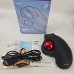 Nulea M501 Wireless Trackball Mouse Easy Thumb Control Red Black Body Open. Price: $19.99.