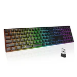 Wireless Backlit Keyboard Quiet - Computer Rechargeable Ergonomic Light Up Ke... New. Price: $42.27.