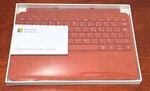 Brand New Microsoft Surface Go Signature Type Cover Red French KCS-00085. Price: $34.99.