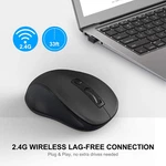 2.4G Wireless Mouse For Laptop, Ergonomic With Usb Receiver New. Price: $24.99.