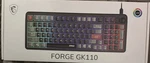 Msi Forge GK110 Gaming Keyboard Membrane Switches, 96% Compact Full-size, 1.5M New. Price: $22.00.
