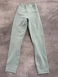 Lululemon Wunder Train Contour Fit High-rise Crop 23" Palm Court Pre-owned. Price: $45.00.