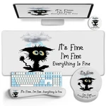 Limkrian Desk Mat Set, Large Gaming Mouse Pad With Wrist Rest, Ergonomic Mous... New. Price: $37.53.