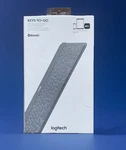 Logitech Keys-to-go Slim Bluetooth Keyboard For Iphone, Ipad, & Apple Tv Stand Open. Price: $17.97.