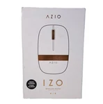 Azio Izo Wireless Optical Mouse (IM103) White Blossom Bluetooth & 2.4GHZ Tested Used. Price: $24.95.