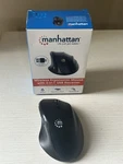 Manhattan 190237 Ergonomic Wireless Mouse With Usb-a And Usb-c Receiver 2-IN-1 Used. Price: $17.99.