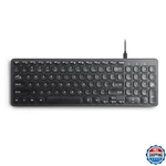 Perixx PERIBOARD-215B Us, Wired Keyboard Ultra Slim Scissor Keys Built-in New. Price: $41.44.
