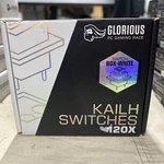 Glorious - Kailh Box White Mechanical Keyboard Switches 120 Piece Open. Price: $29.99.
