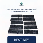 Lot Of 10*HP KB57211 Usb Wired Keyboard See Notes Used. Price: $40.00.