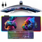 Rgb Gaming Pad, Large With Led Light 13 Modes Touch Cont... New. Price: $36.97.