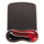 Kensington Duo Gel Wave Mouse Pad With Wrist Rest, 9.37 X 13, Red New. Price: $32.02.