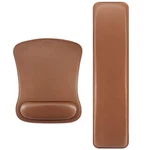Cacoy Pu Leather Mouse Pad With Support And Combo-wrist Rests, Brown New. Price: $23.42.